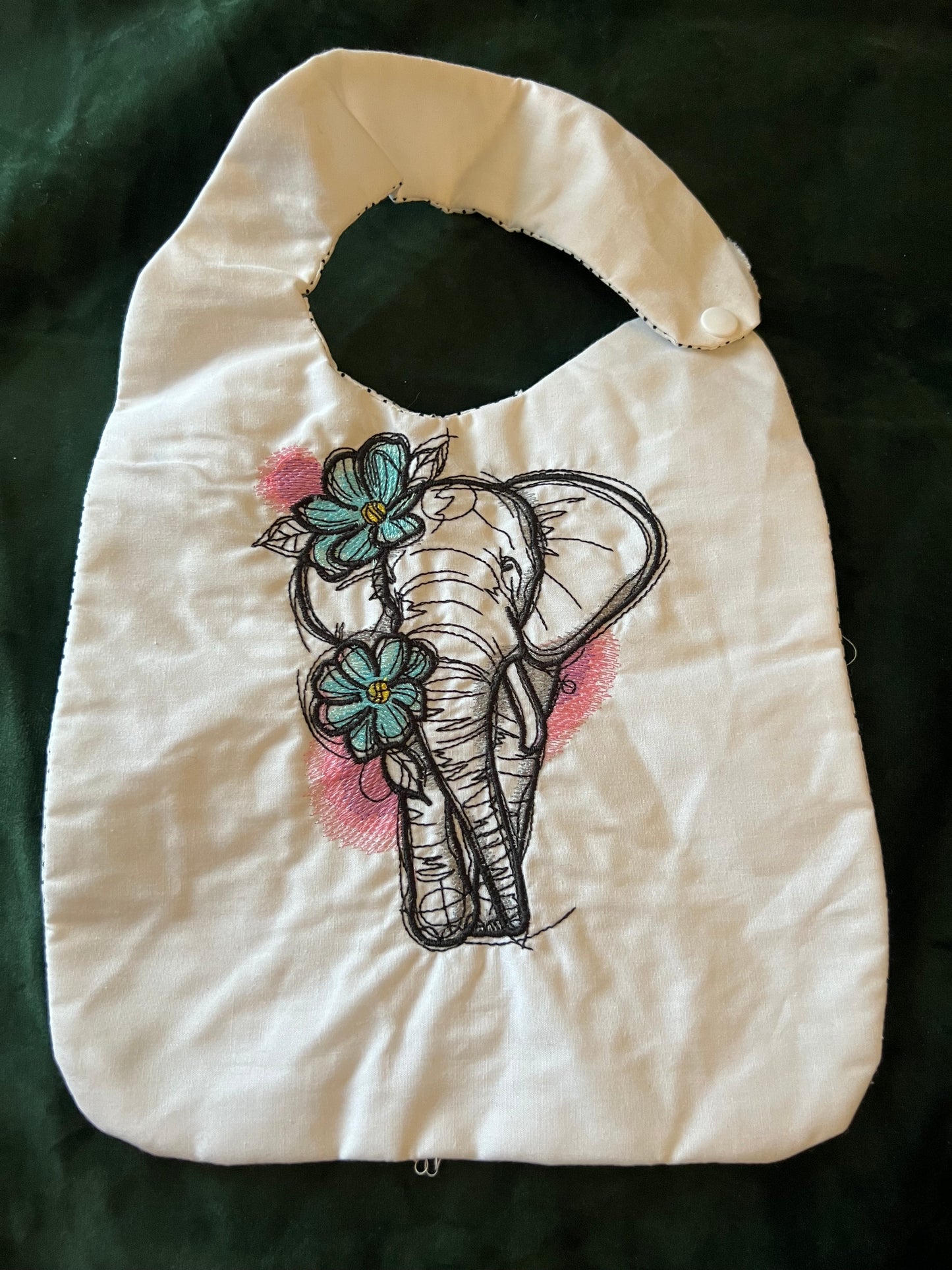 Elephant Baby Bib