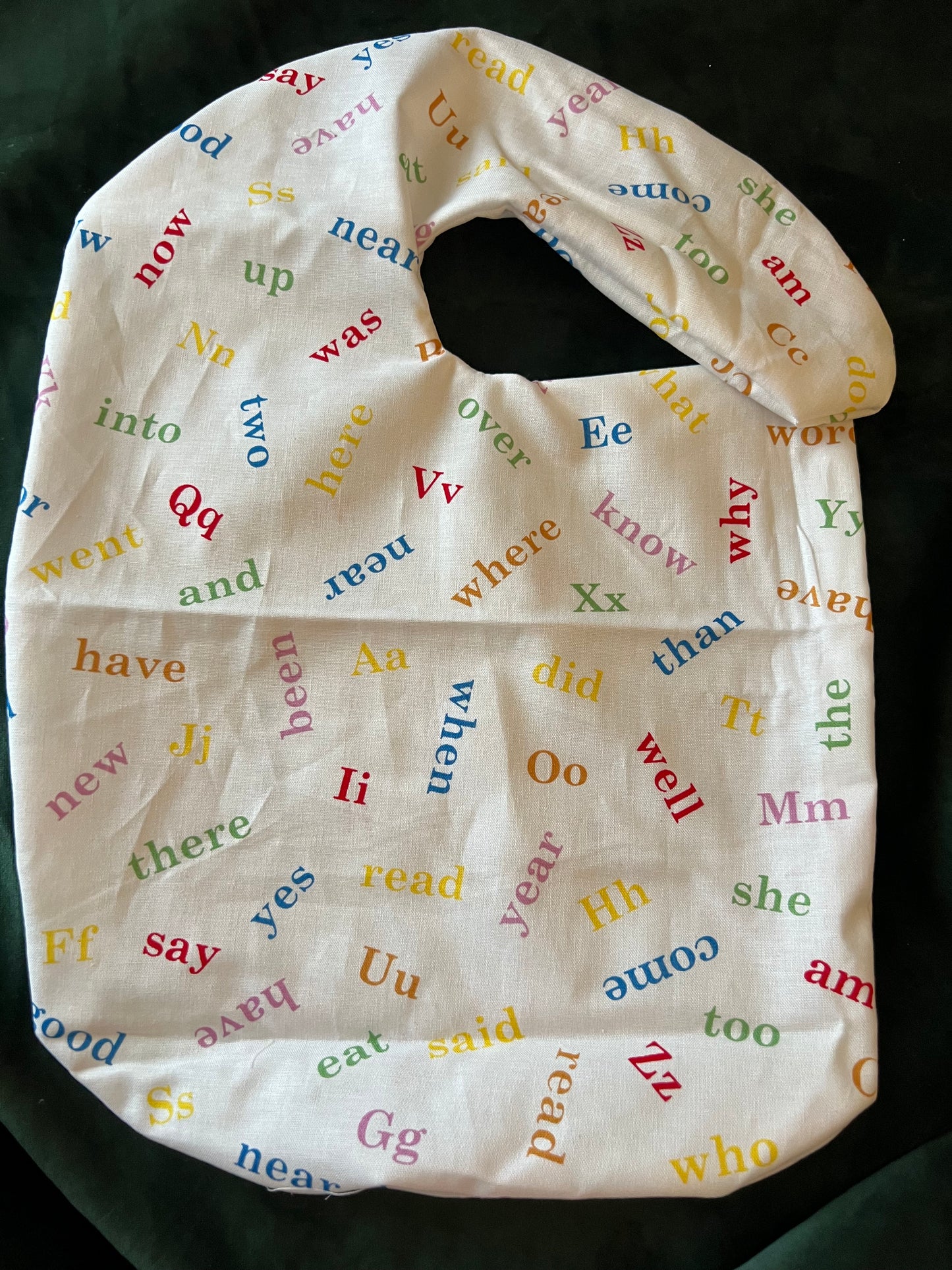 Letters & Words Bib