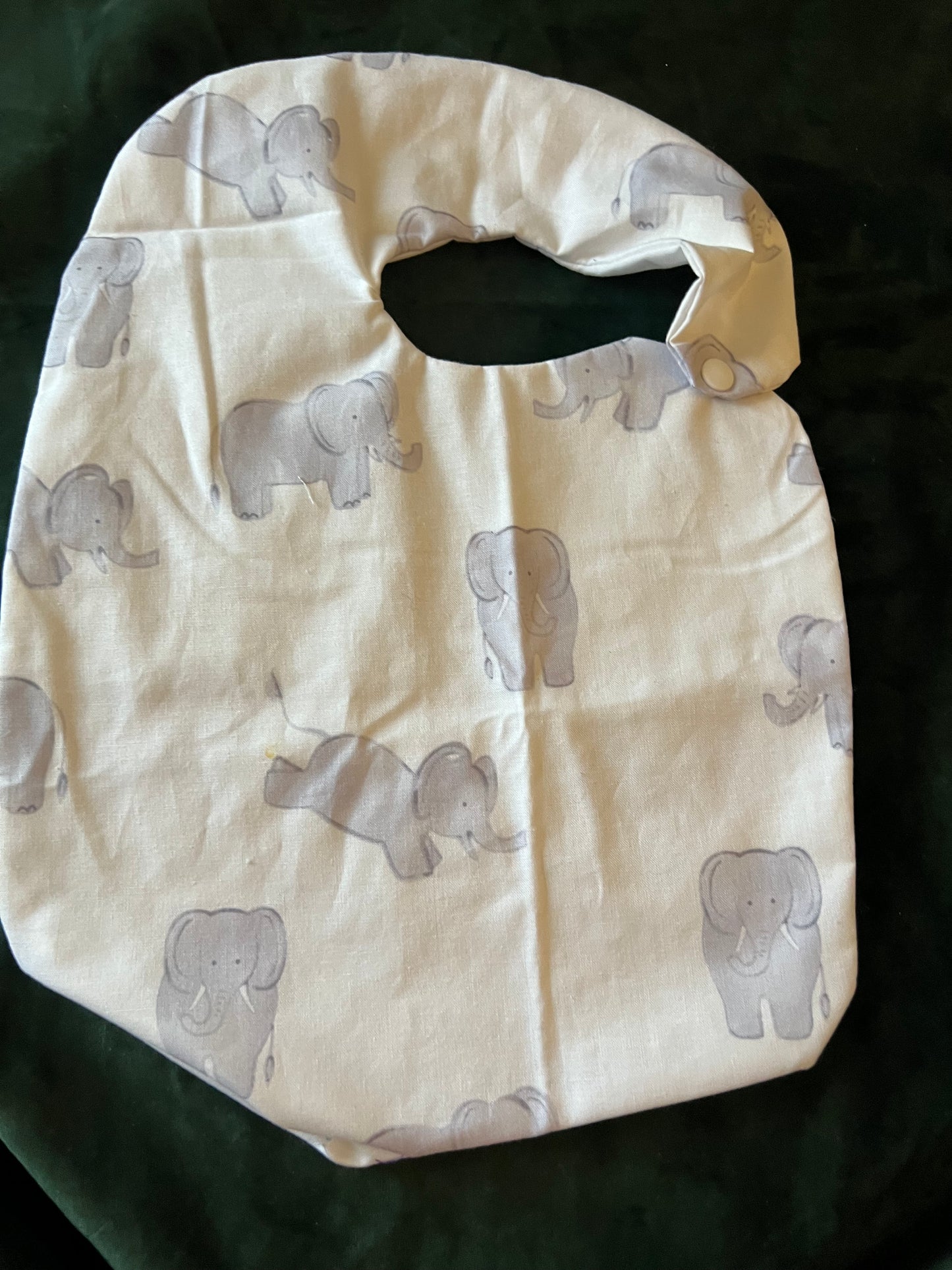 Elephant Baby Bib